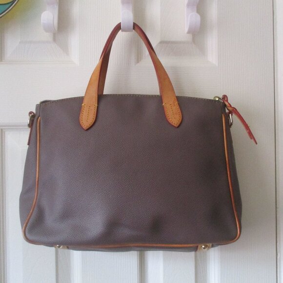 Dooney & Bourke Daniela Satchel Dark Brown - Picture 4 of 14
